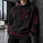 Unisex Oversized Casual Anime-print Hoodie