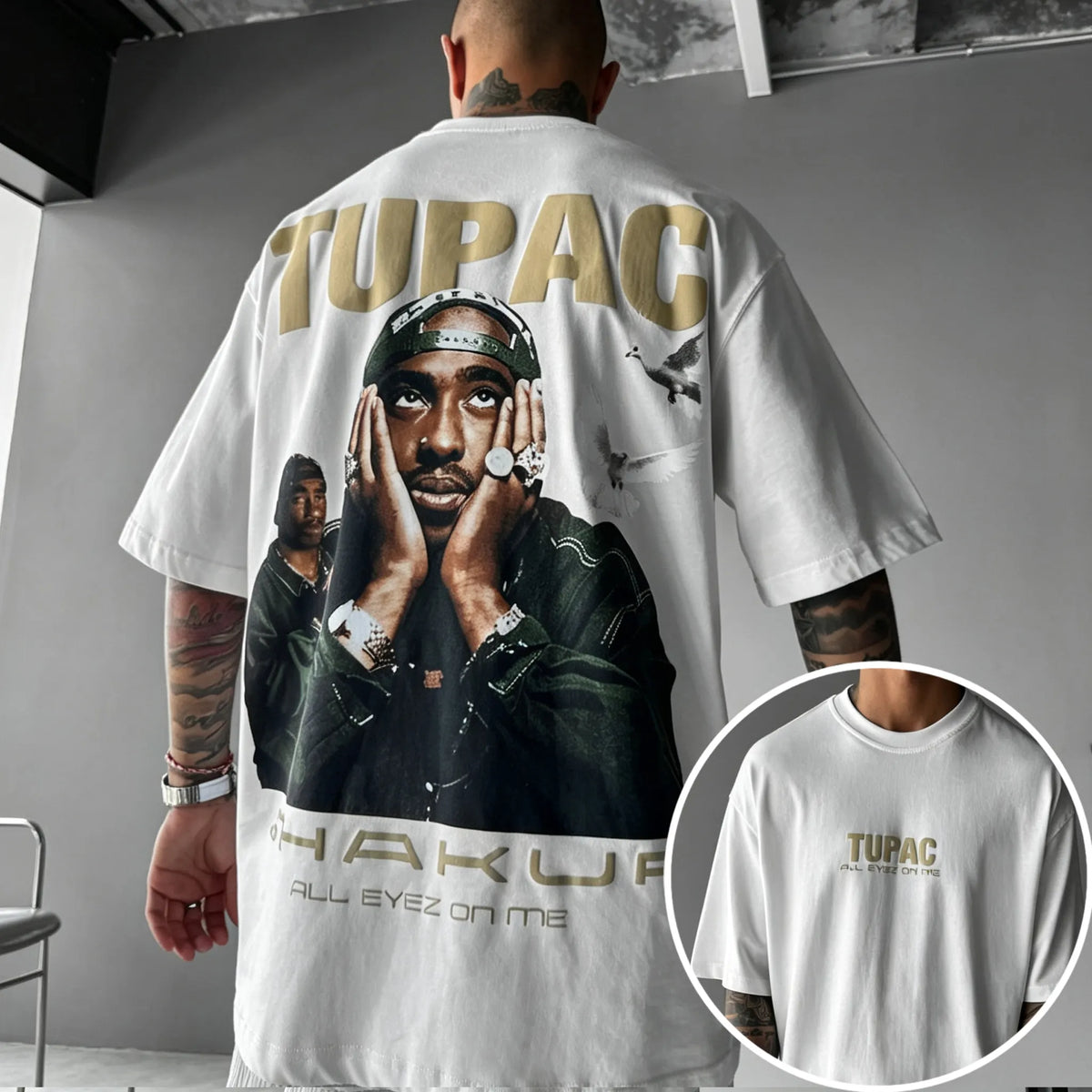 Unisex West Coast Legend Print Short-Sleeve T-Shirt