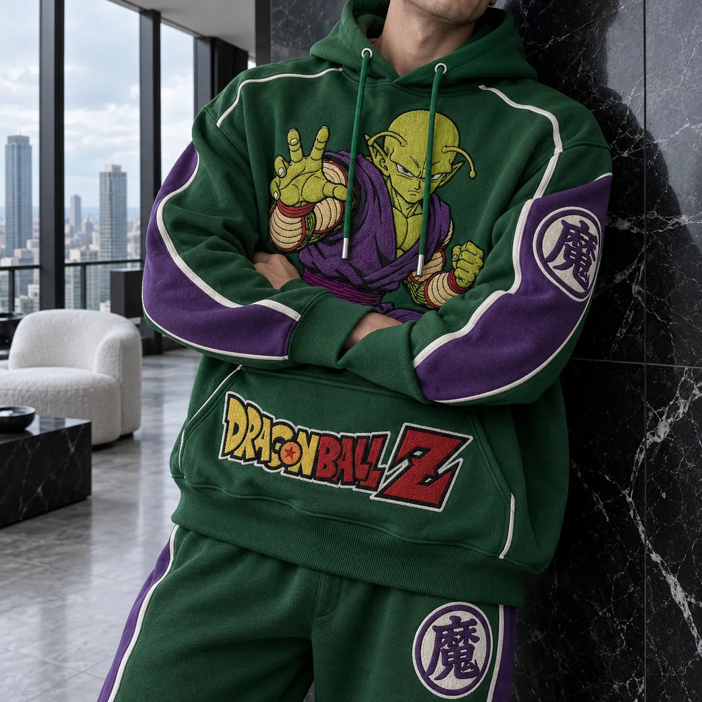 Unisex Oversized Casual Anime-print Hoodie