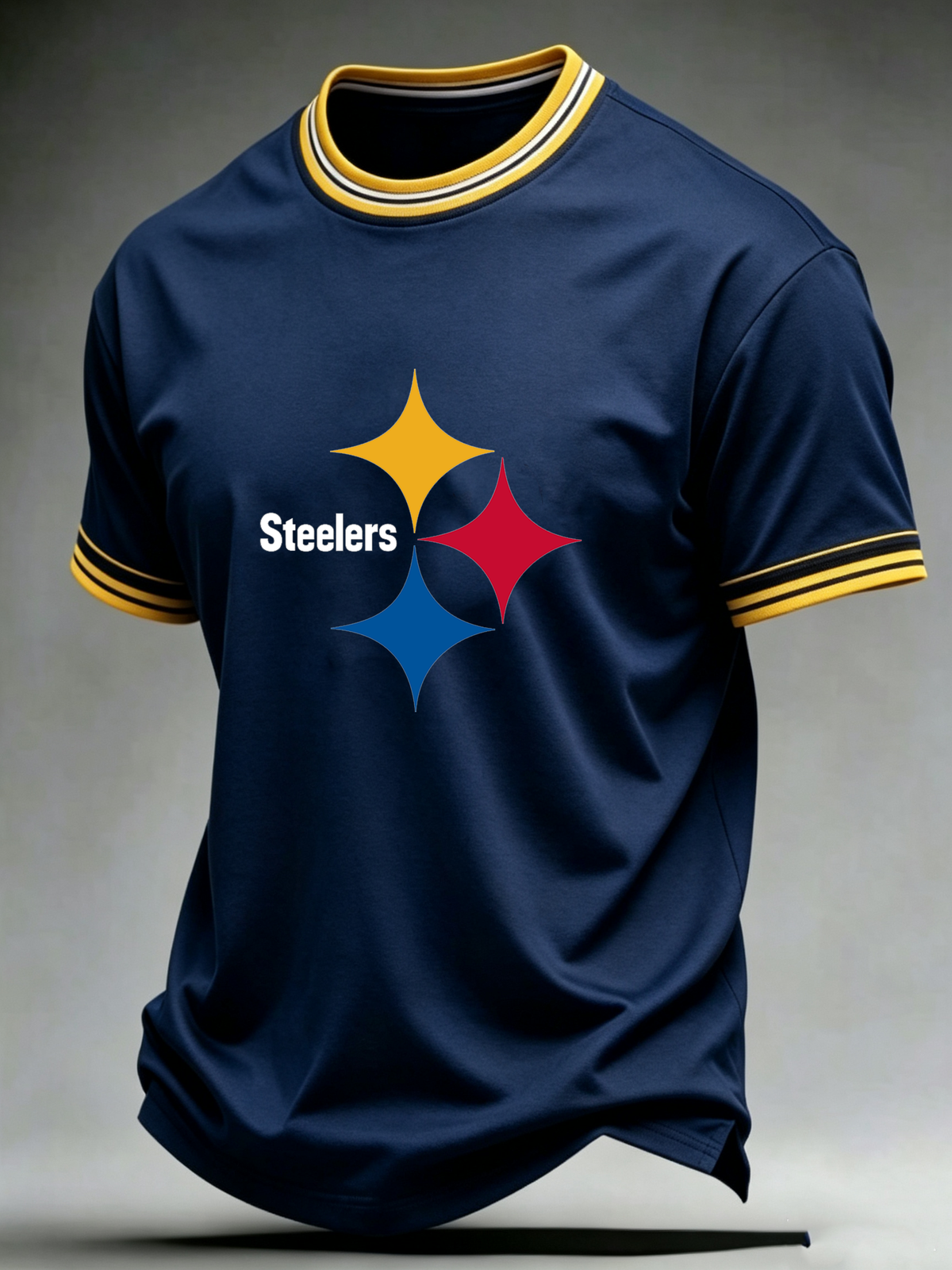 Men's Steelers Print Polo Shirt