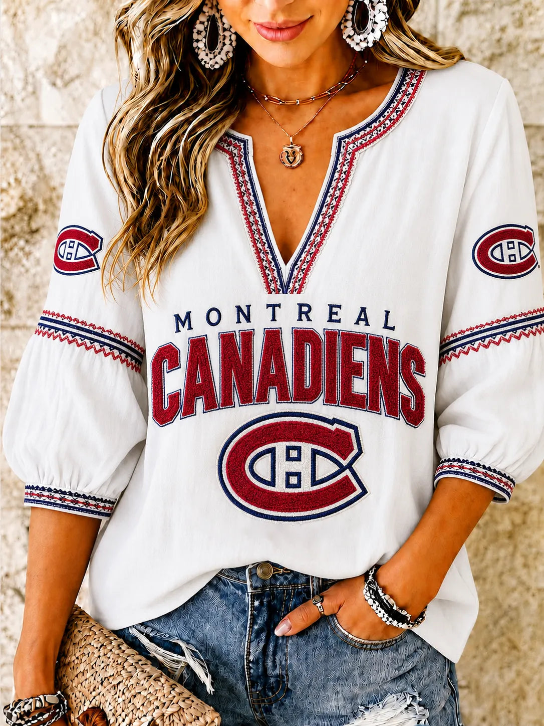 Women's Hockey Fan Print Jersey