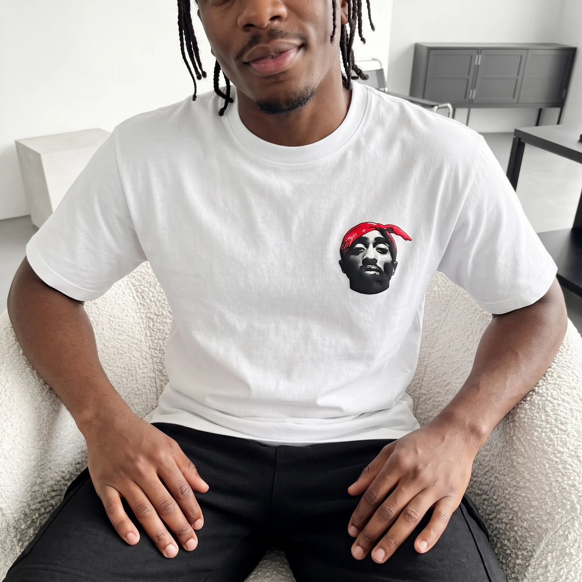 Unisex West Coast Legend Print Short-Sleeve T-Shirt