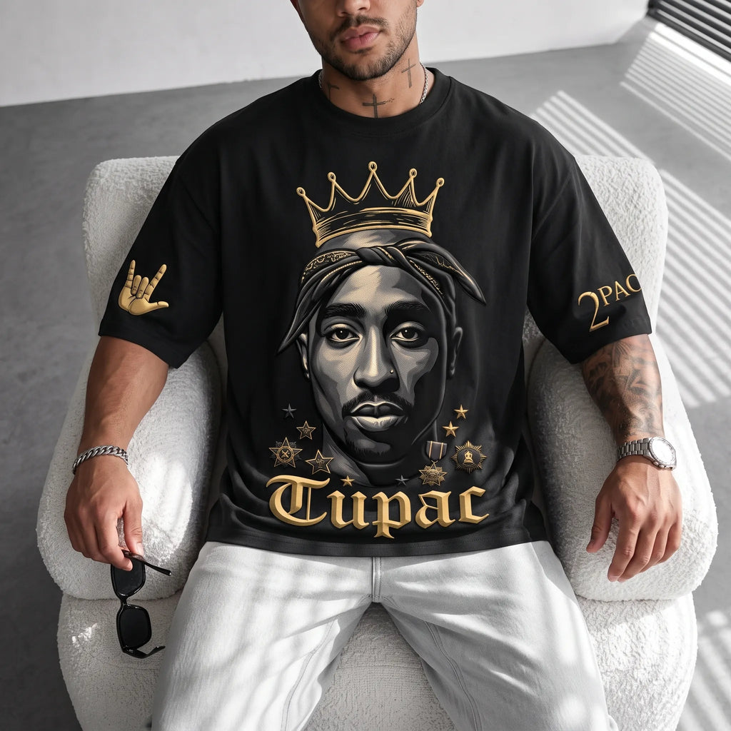 Unisex West Coast Legend Print Short-Sleeve T-Shirt