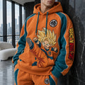 Unisex Oversized Casual Anime-print Hoodie