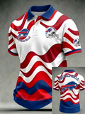 Men's Football Team Short-Sleeve Polo Shirt