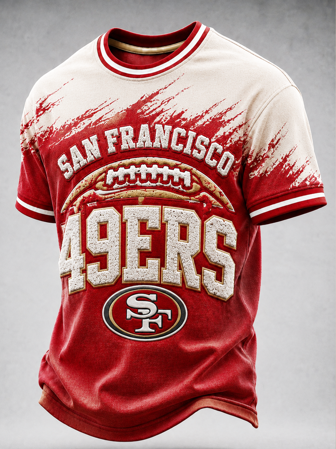 Men's Graphic Printed Football Top