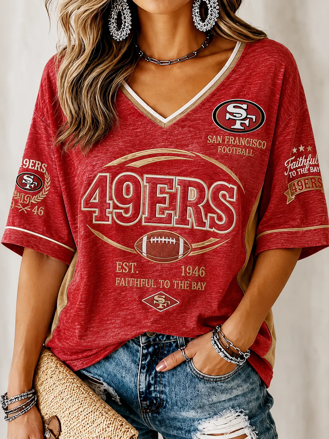Women's V-Neck Tee