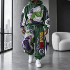 Unisex Oversized Casual Anime-print Hoodie