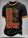 Men's Graphic Printed Football Top