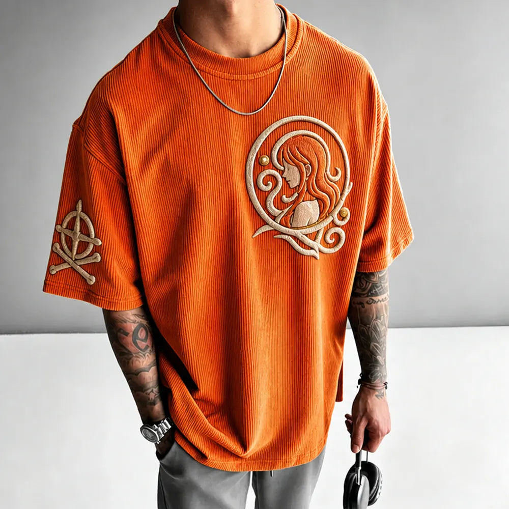 Unisex Anime-Style Retro Oversized T-Shirt