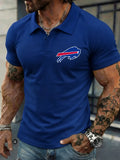 Men's Football Short-Sleeve Polo Shirt