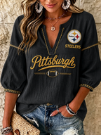 Women's Casual Football Blouse