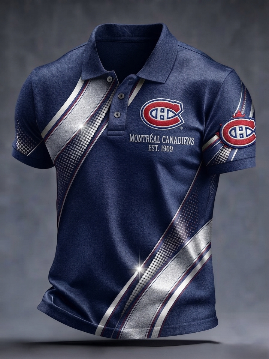 Men's Ice Hockey Fan Polo Shirt