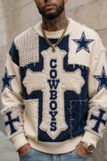 Men's Football Print Sweatershirts