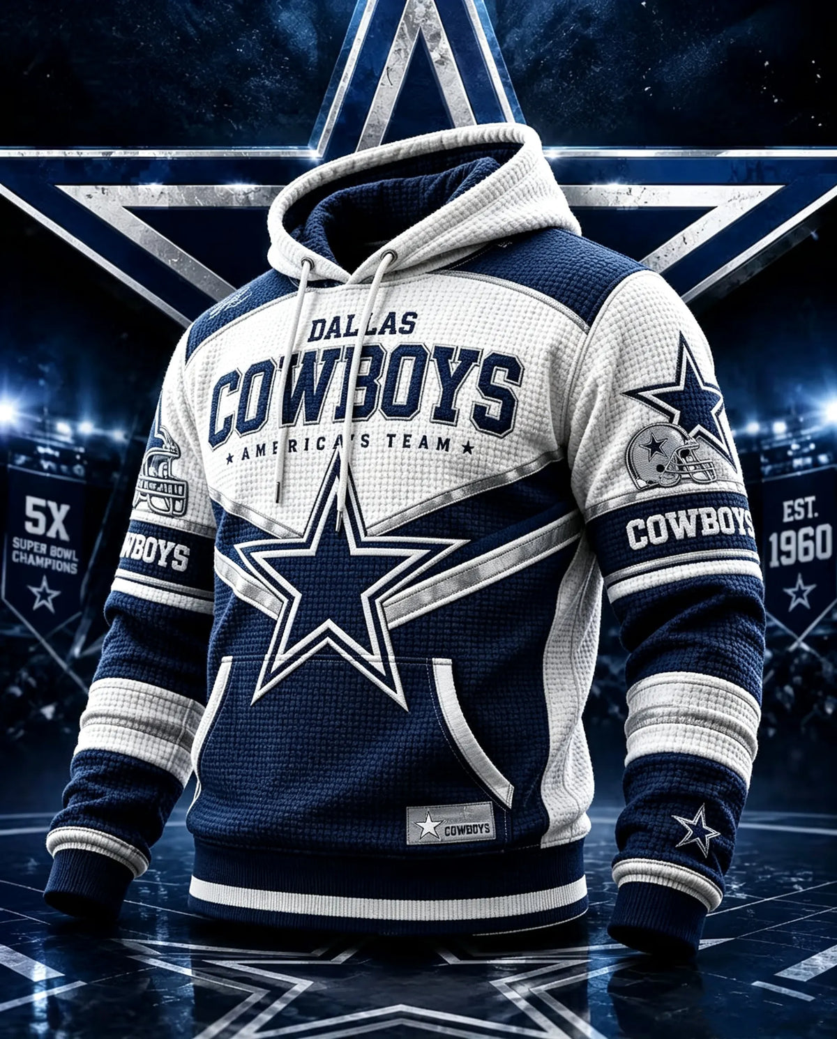 Men's Football Print Hoodie