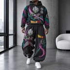 Unisex Loose-fit Casual Lantern-style Sweatpants