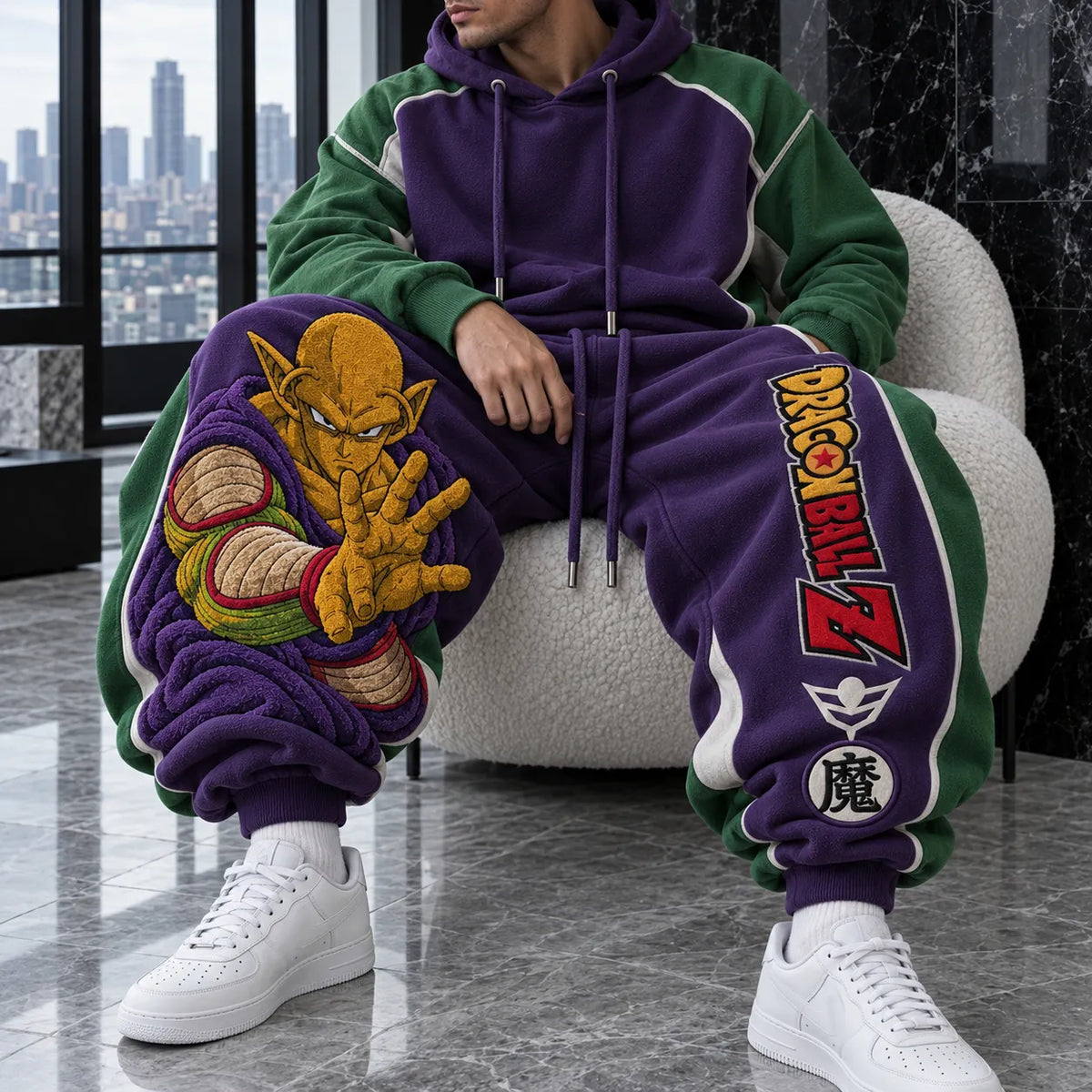 Unisex Loose-fit Casual Lantern-style Sweatpants