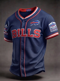 Men's Football Fan Print Sports Jersey