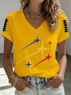 Women's Retro Football Star Graphic Tee