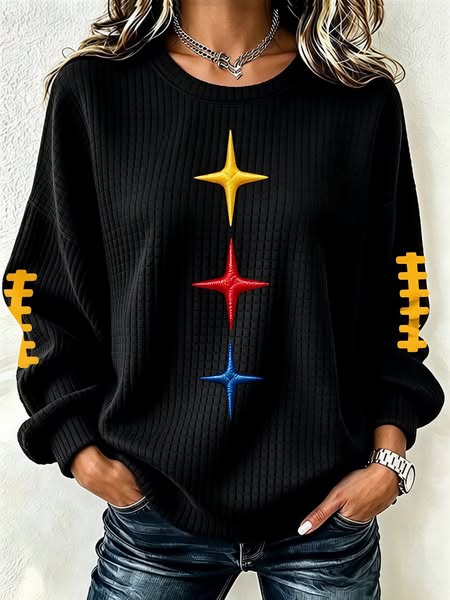 Women's Soccer Fan Long-sleeve Top