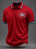 Men's Ice Hockey Fan Polo Shirt