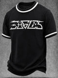 Men's Music Print T‐Shirt