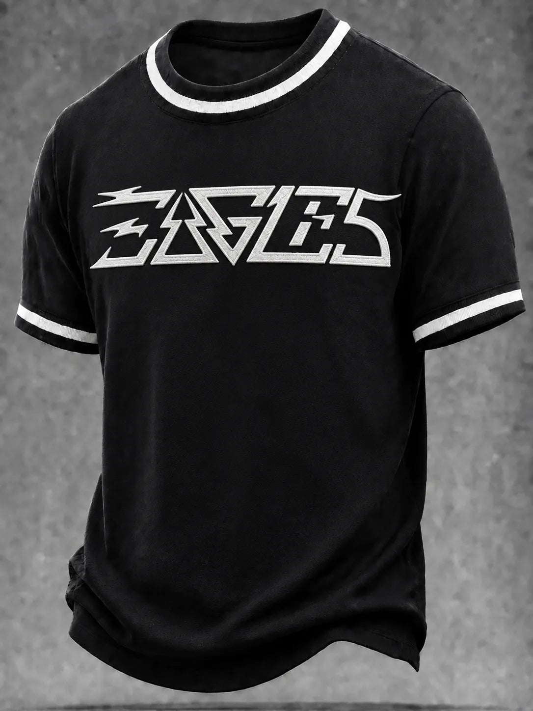 Men's Music Print T‐Shirt