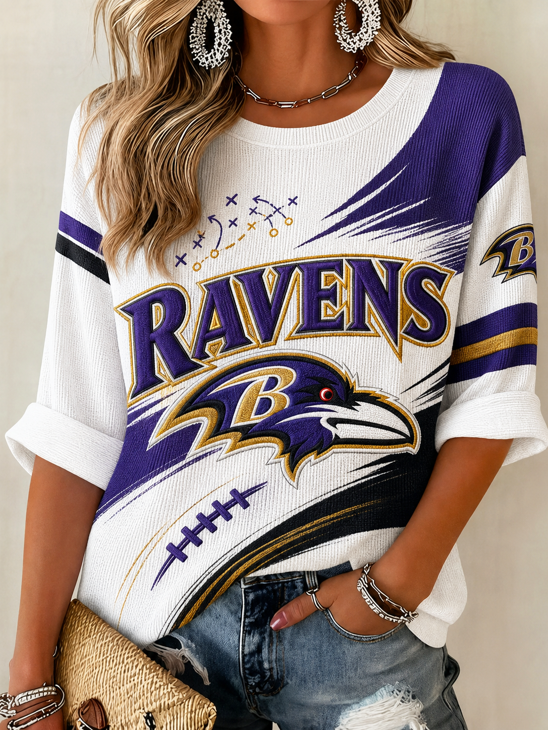 Women's Football Fan T-Shirt
