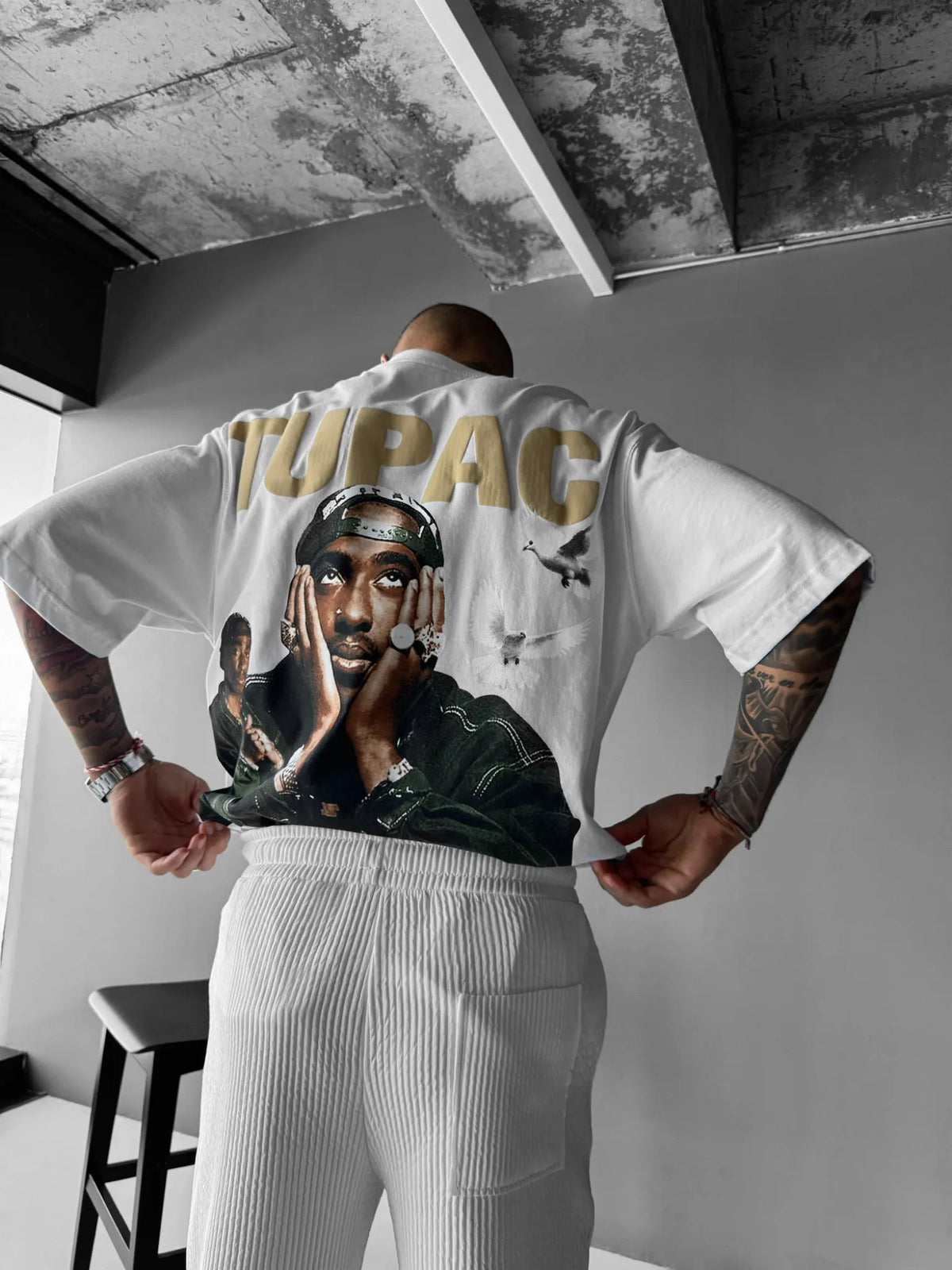 Unisex West Coast Legend Print Short-Sleeve T-Shirt