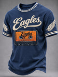 Men's Music Print T‐Shirt