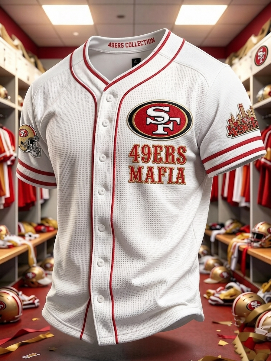 Men's Football Print Shirt