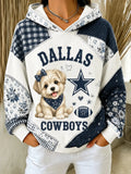 Women's Football Printed Hoodies