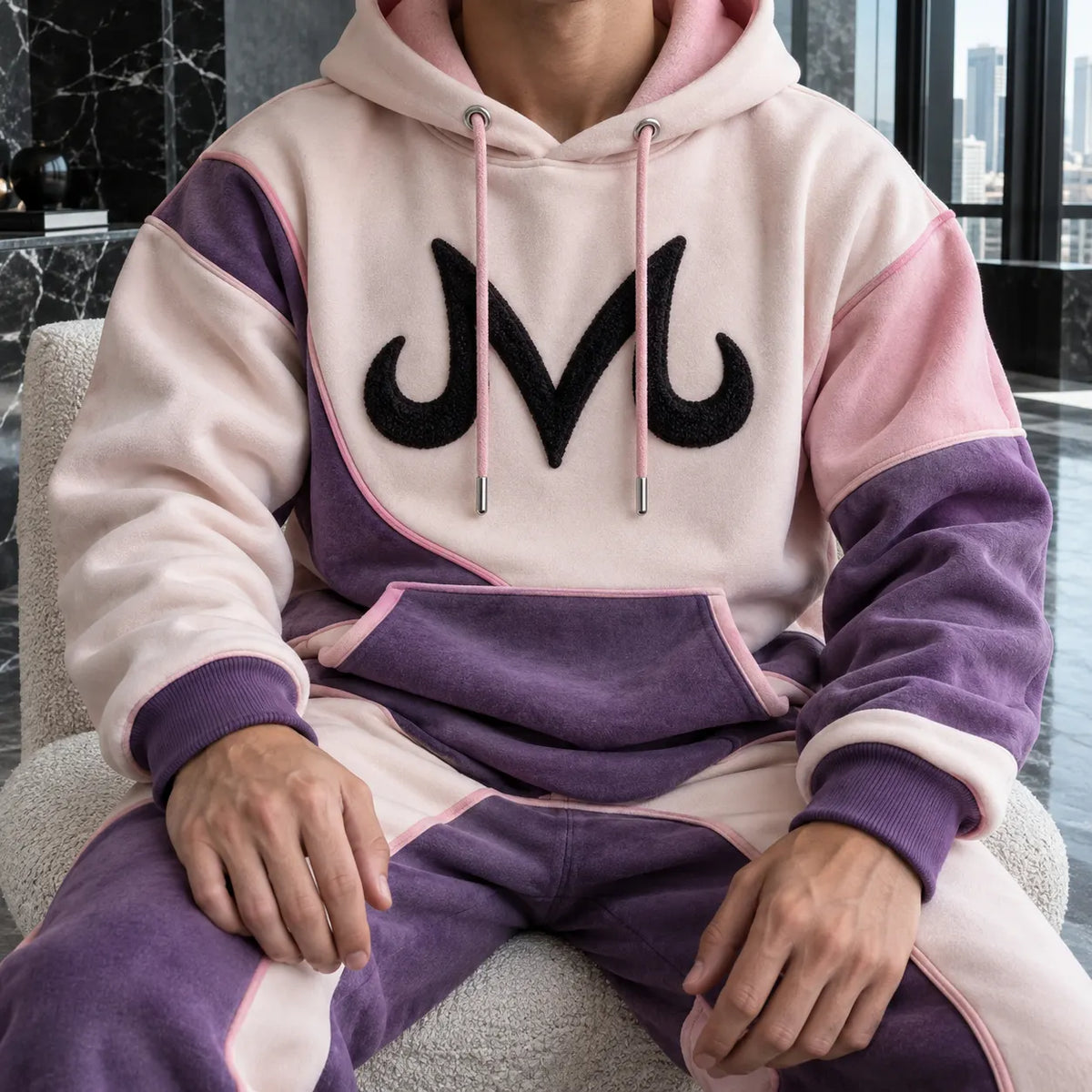 Unisex Oversized Casual Anime-print Hoodie