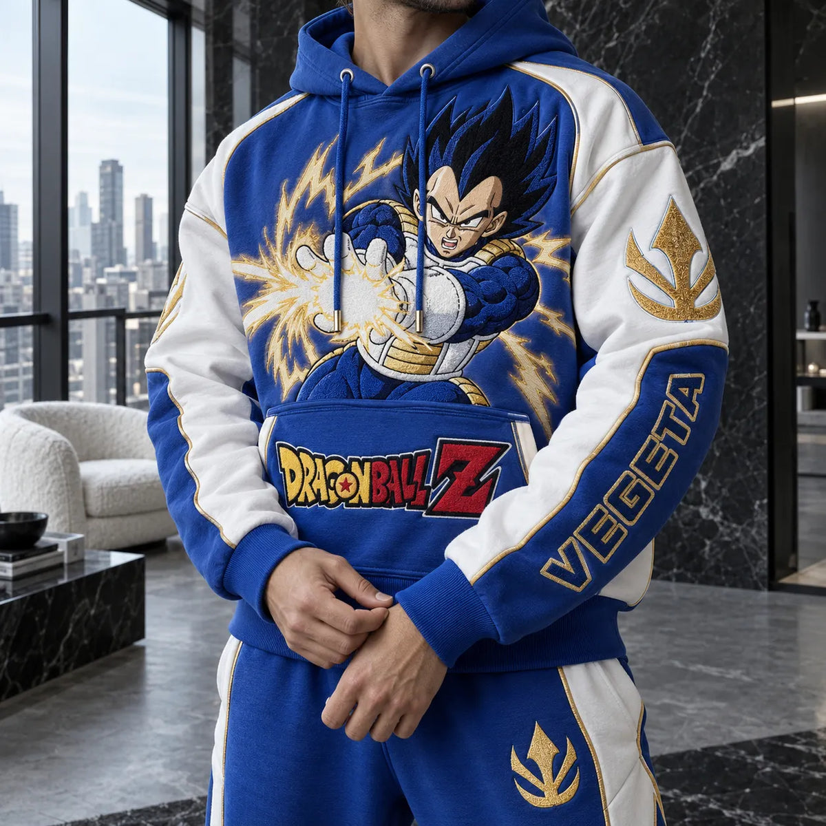 Unisex Oversized Casual Anime-print Hoodie