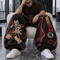 Unisex Loose-fit Casual Lantern-style Sweatpants