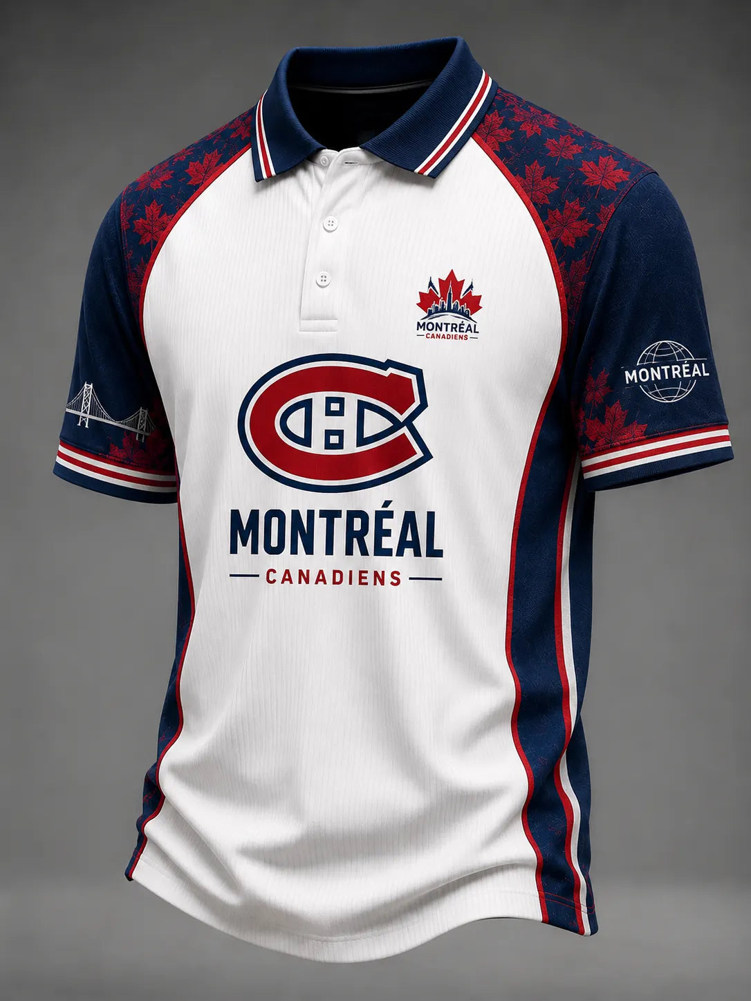Men's Ice Hockey Fan Polo Shirt