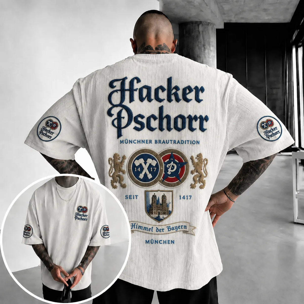 Men's Beer Print T-Shirt