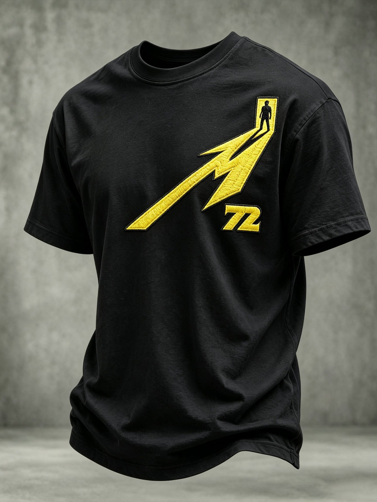 Men's Music Casual Printed V-Neck T-Shirt