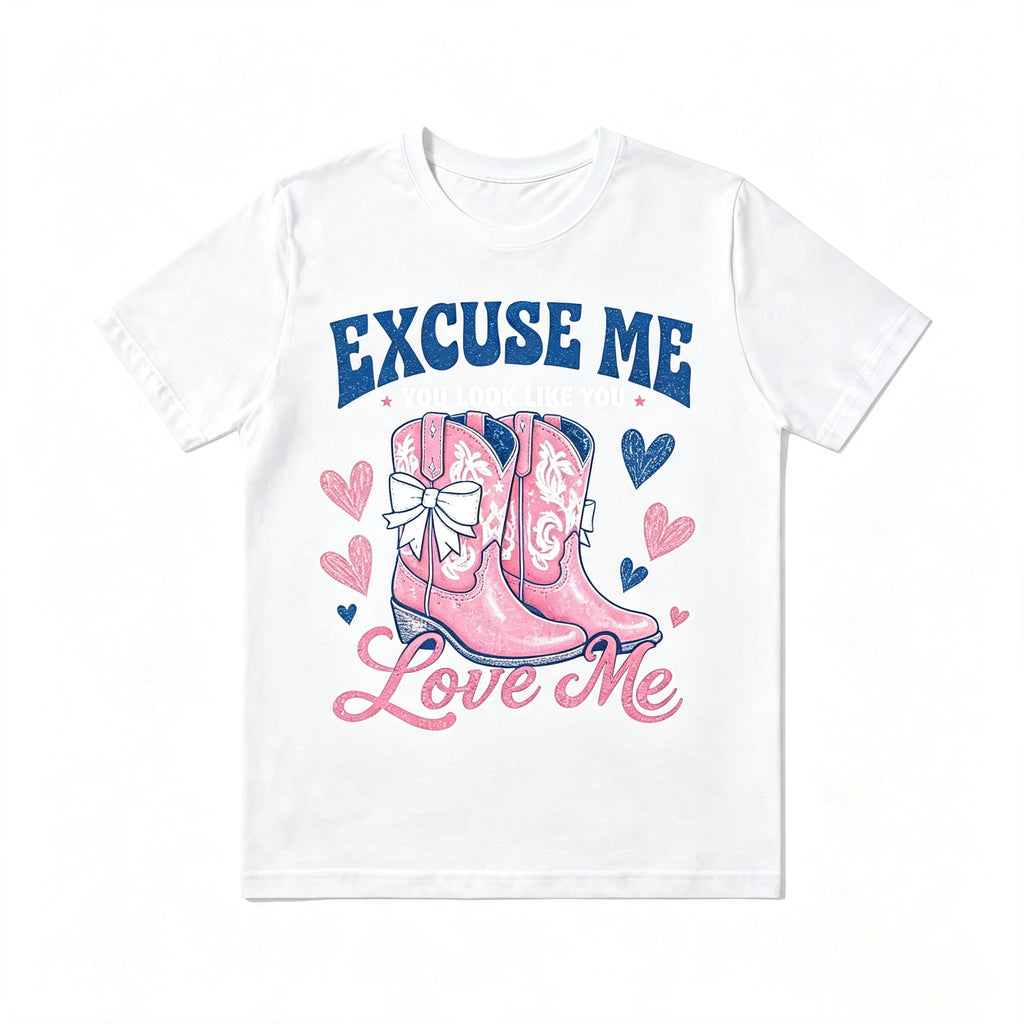 Western Cowgirl Love Quote Cowboy Boots Graphic Tee