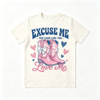 Western Cowgirl Love Quote Cowboy Boots Graphic Tee