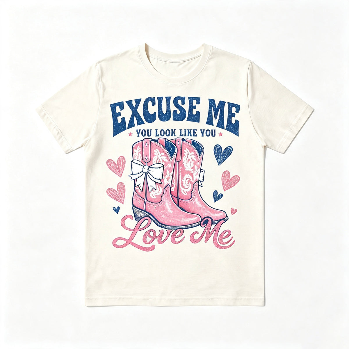 Western Cowgirl Love Quote Cowboy Boots Graphic Tee