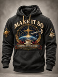 Men's Vintage Artistic Casual Printed Crew-Neck Sweatshirt