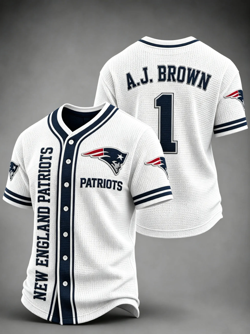 Men's Football Print Jersey