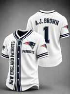 Men's Football Print Jersey