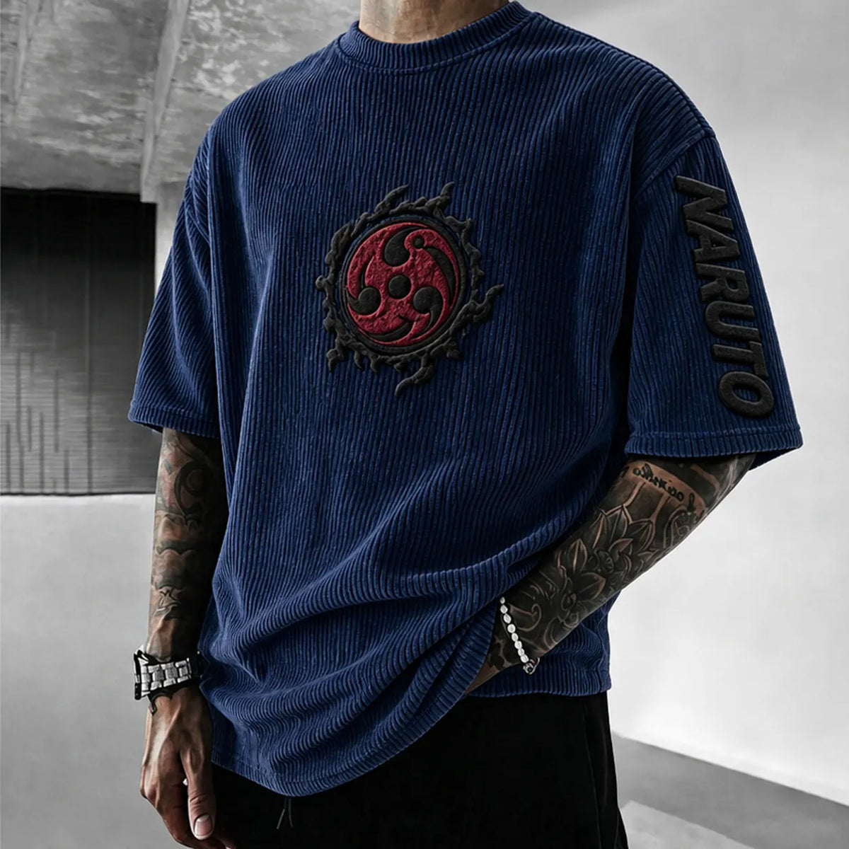 Unisex Anime-Style Retro Oversized T-Shirt