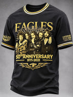 Men's Music Print T‐Shirt