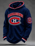 Men's Retro Ice Hockey Hoodie