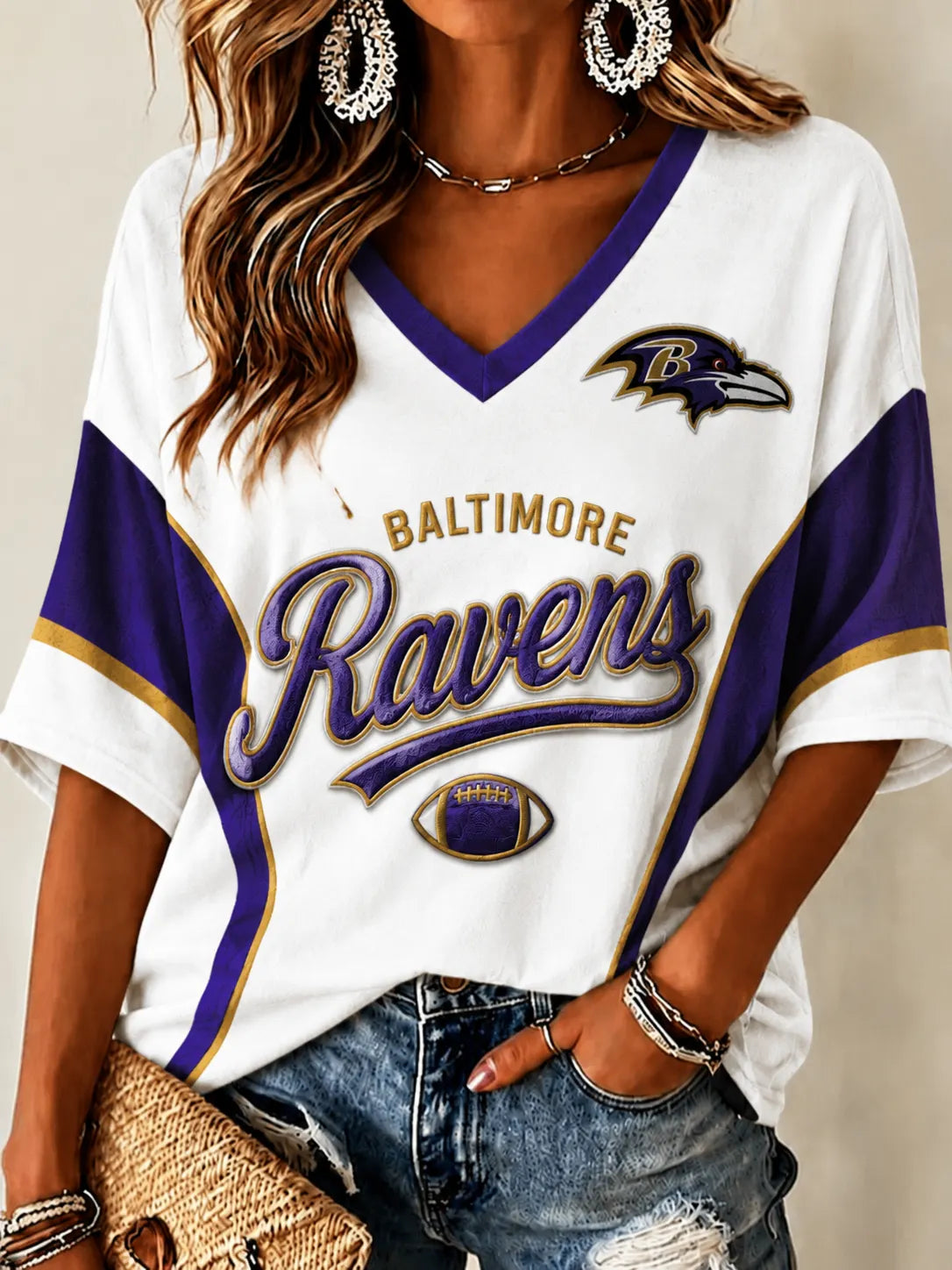 Women's Football Fan T-Shirt