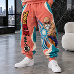 Unisex Loose-fit Casual Lantern-style Sweatpants
