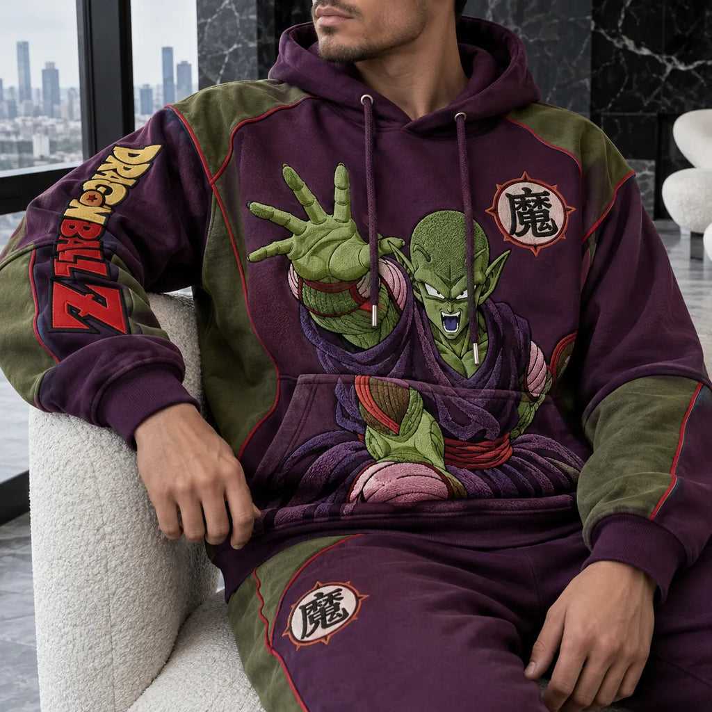 Unisex Oversized Casual Anime-print Hoodie